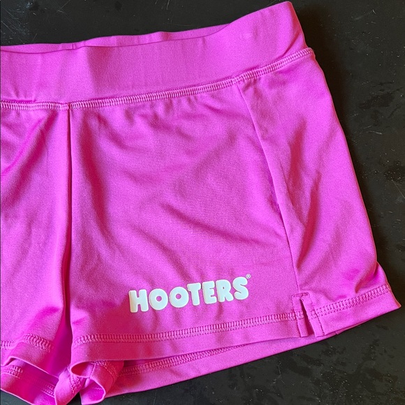 Hooters Vibrant Pink/Purple Mini Shorts - Picture 2 of 9